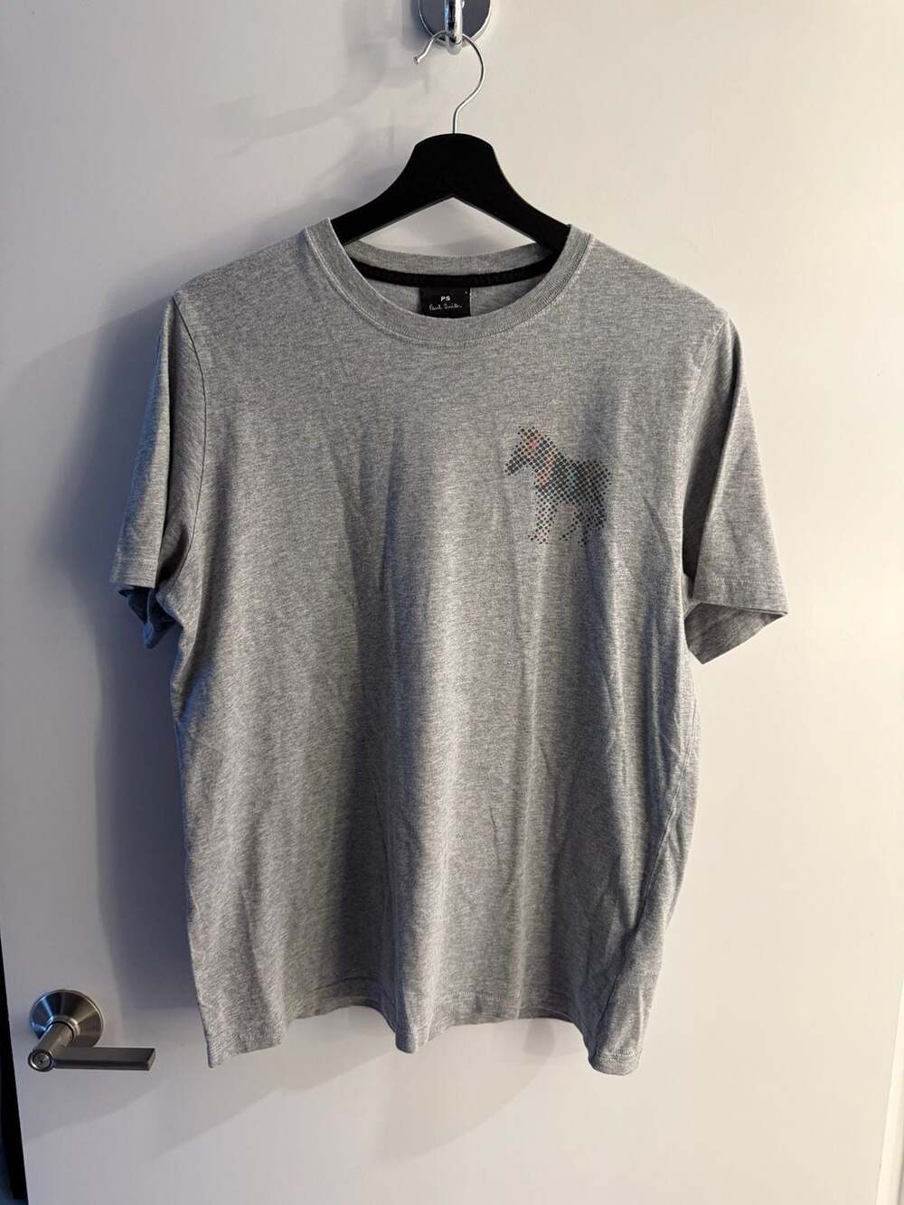 PS Paul Smith Zebra Logo Graphic T-Shirt Grey Size L